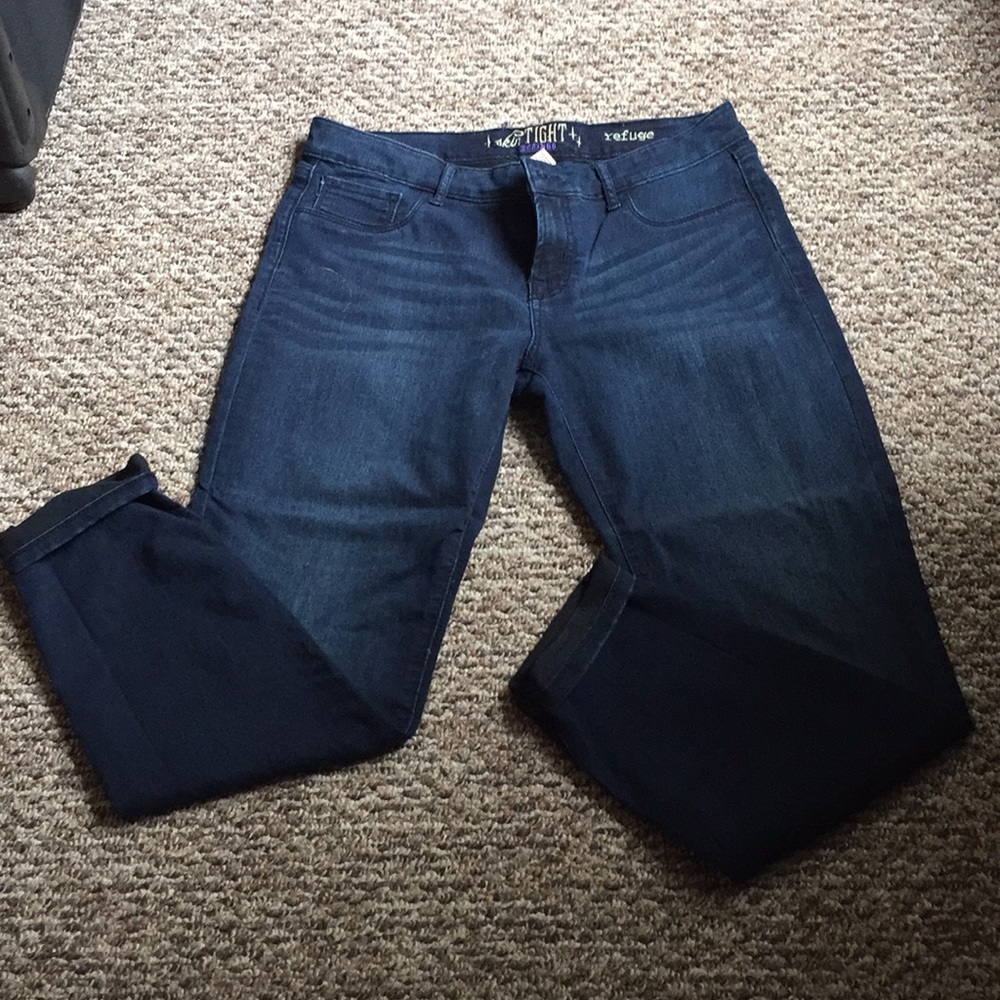 Refuge dark skinny jeans